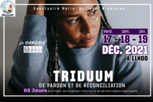 TRIDUUM DE PARDON ET DE RÉCONCILIATION